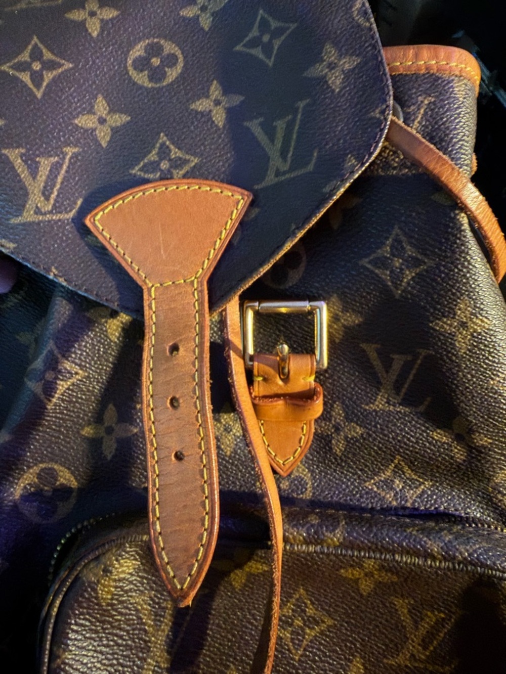 Vintage Louis Vuitton 1998 Monogram Montsouris Backpack